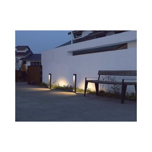  בולרד אפור OPEN 12W 650mm IP65 אור חם  