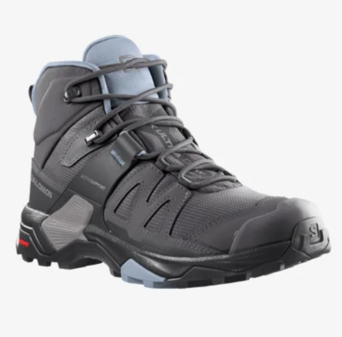 נעלי טיולים לנשים X Ultra 4 Mid Gtx שחור/כחול – Salomon