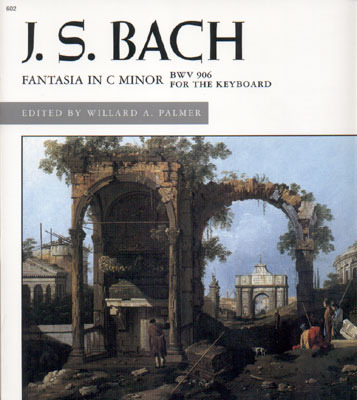 ספר תווים J.B.Bach/Fantasia in C minor