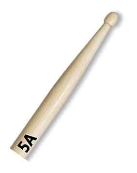 זוג מקלות תופים VIC FIRTH 5A ראש עץ