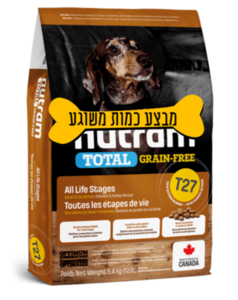 נוטרם טוטאל עוף והודו לגזע קטן 5.4 ק"ג Nutram T27