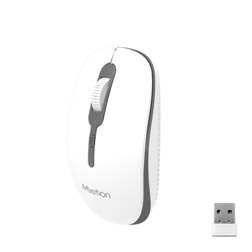 עכבר אופטי אלחוטי 2.4G USB גריי