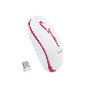 עכבר אופטי אלחוטי 2.4G USB ורוד