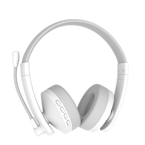 אוזניות BLUETOOTH טלפוניות לבנות