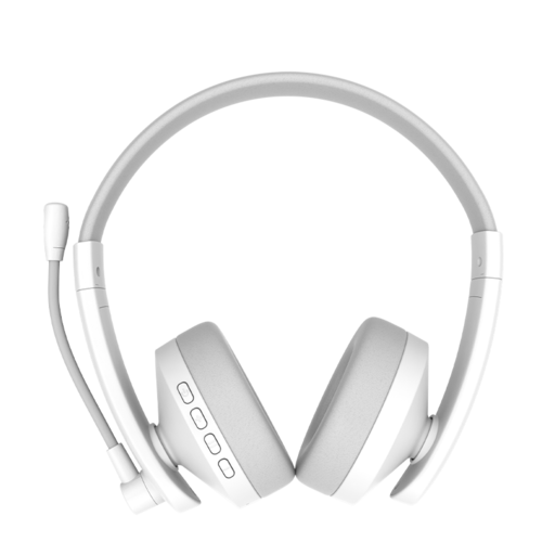 אוזניות BLUETOOTH טלפוניות לבנות