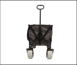 GLAMP עגלת שטח מתקפלת עם גלגלי בלון – כחול עוצמתי לנוחות מקסימלית