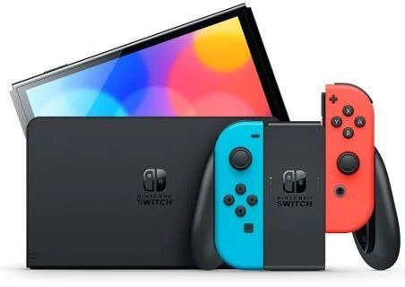 NINTENDO SWITCH OLED MODEL RED/BLUE כחול-אדום נינטנדו