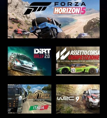 סט סימולאטור מירוצים PXN V99