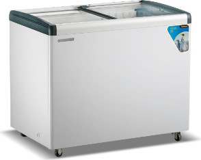 מקפיא / מקרר שוכב עם זכוכיות הזזה Sachs DL-410G זק"ש