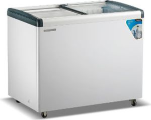 מקפיא/מקרר שוכב תעשייתי + מכסה זכוכית זק"ש Sachs DL-530G