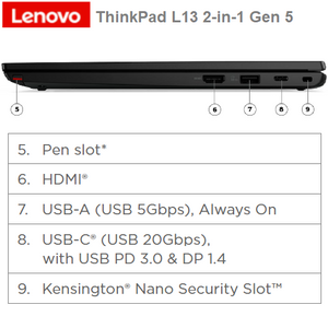 מחשב נייד Lenovo ThinkPad L13 2in1 Yoga Gen5 U7-16GB-SSD-512GB