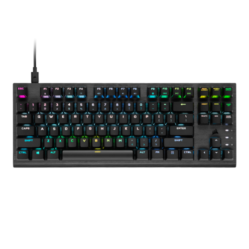  מקלדת מכנית-אופטית CORSAIR K60 PRO TKL RGB 
