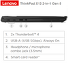 מחשב נייד Lenovo ThinkPad X13 2in1 Yoga Gen5 U7-32GB-SSD-1TB