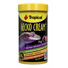 טרופיקל TROPICAL GECKO CREAM FIG  אבקת מזון לשממיות תאנה 50 גר'