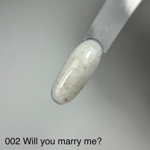 בייס ראבר 002 מנצנצים - WILL YOU MARRY ME - בל | Bell