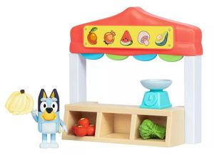 דוכן שוק האיכרים של בלואי עם דמות ו 4 אביזרי משחק