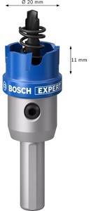 מסור כוס EXPERT לצנרת ונירוסטה 20 מ"מ