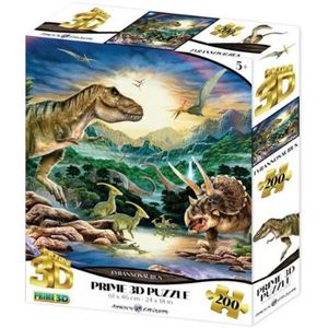 פאזל 3D טי-רקס 200 חלקים