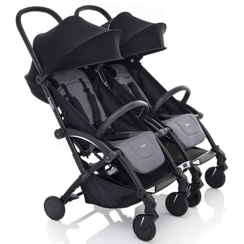 עגלת תאומים באמפריידר קונקט Connect bumprider 3 בצבע שחור (ללא עריסה)