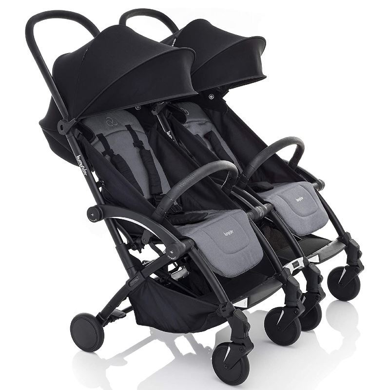 עגלת תאומים באמפריידר קונקט Connect bumprider 3 בצבע שחור (ללא עריסה)