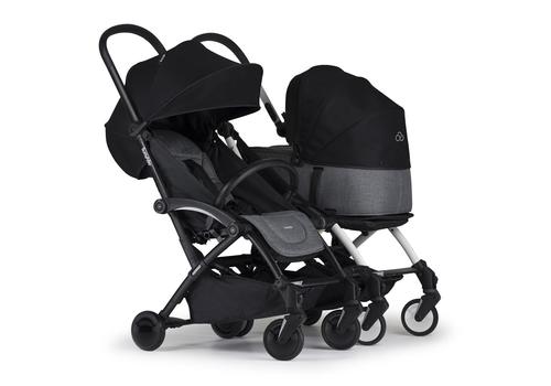 עגלת תאומים באמפריידר קונקט Connect bumprider 3 בצבע שחור (ללא עריסה)
