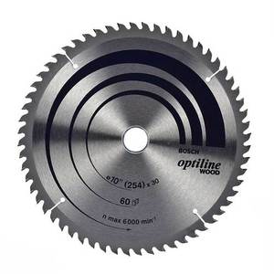 להב Optiline Wood לעץ "10 - 60 שיניים Bosch 2608640908 בוש