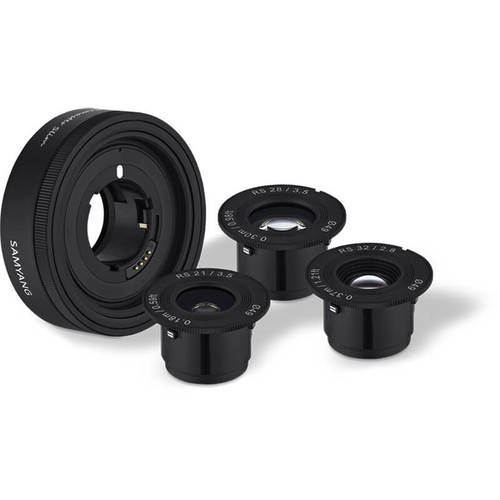 סט עדשות Samyang Remaster Slim AF Modular Lens Kit For Sony E