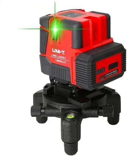 פלס לייזר 3D (ירוק) 8 קרני לייזר OSRAM תוצרת UNI-T