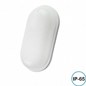 גוף תאורה צמוד תקרה מוגן מים אליפסה 20W BULK מבית OMEGA  - יחידה 1 במלאי
