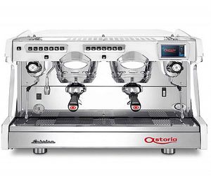מכונת אספרסו מקצועית לבתי עסק ASTORIA Sabrina 2 GR (2 ראשים)- לבן