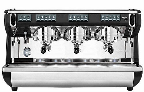 מכונת אספרסו מקצועית לבתי עסק Nuova Simonelli Appia Life (3 ראשים)- שחור