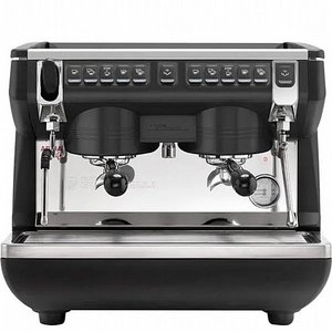 מכונת אספרסו מקצועית לבתי עסק Nuova Simonelli Appia Life Compact (2 ראשים)- שחור
