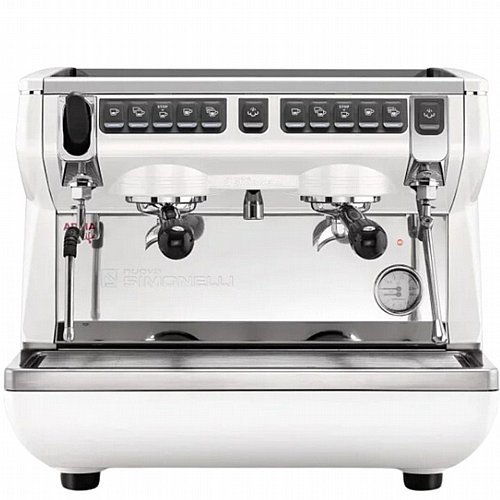 מכונת אספרסו מקצועית לבתי עסק Nuova Simonelli Appia Life Compact (2 ראשים)- לבן