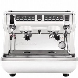 מכונת אספרסו מקצועית לבתי עסק Nuova Simonelli Appia Life Compact (2 ראשים)- לבן
