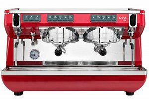 מכונת אספרסו מקצועית לבתי עסק Nuova Simonelli Apia Life (שני ראשים)- אדום