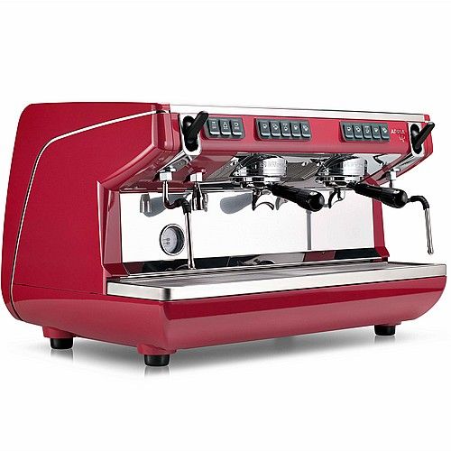 מכונת אספרסו מקצועית לבתי עסק Nuova Simonelli Apia Life (שני ראשים)- אדום