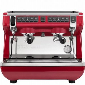 מכונת אספרסו מקצועית לבתי עסק Nuova Simonelli Appia Life Compact (2 ראשים)- אדום