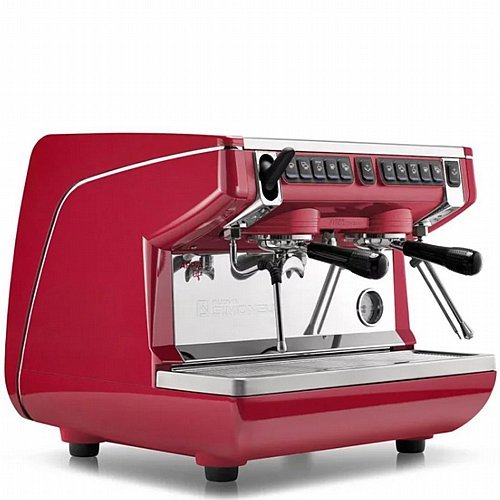 מכונת אספרסו מקצועית לבתי עסק Nuova Simonelli Appia Life (2 ראשים)- אדום