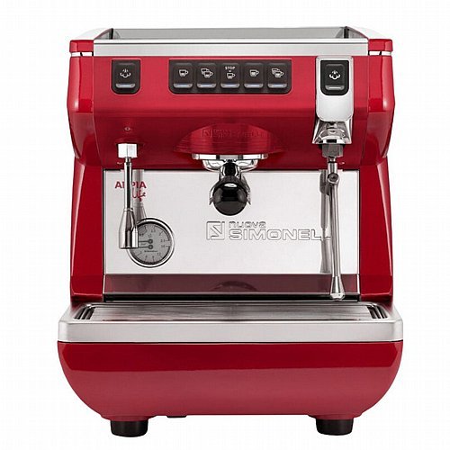 מכונת אספרסו מקצועית לבתי עסק Nuova Simonelli Appia Life ראש אחד- אדום