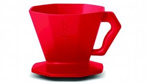 BIALETTI POUR OVER PLASTIC- 4 CUPS- RED