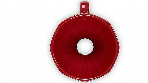 POUR OVER PLASTIC- 2 CUPS- RED