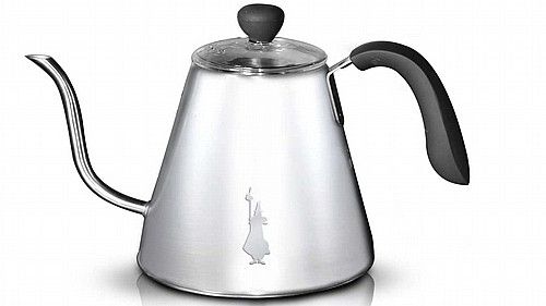 BIALETTI KETTLE STAINLESS STEEL - 1L (9 CUPS)