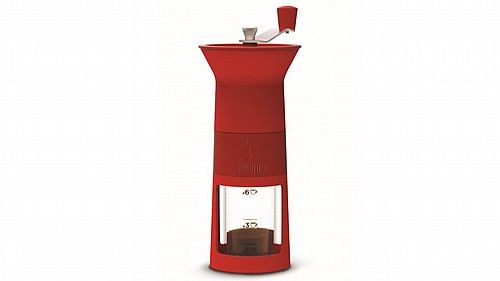 BIALETTI COFFEE GRINDER - מטחנת קפה ידנית- אדום