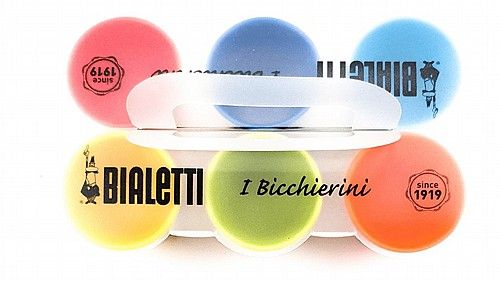 BIALETTI סט כוסות פורצלן - צבעוני (6 יח)