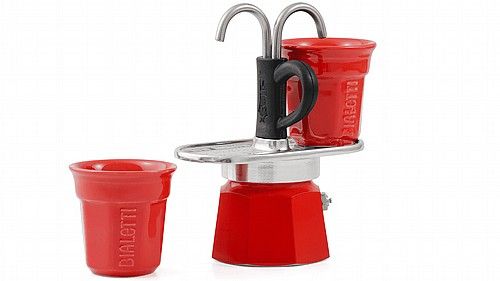 BIALETTI סט כוסות פורצלן - אדום (6 יח)