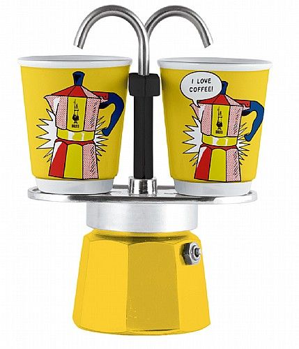 סט מיני אקספרס BIALETTI + שתי כוסות אספרסו