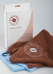 מארז 2 מטליות מיקרופייבר - CREMA PRO BARISTA MICRO CLOTH