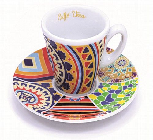 סט 6 כוסות אספרסו מעוצבות מבית CAFE VERO
