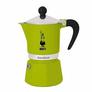 מקינטה ביאלטי ירוקה 6 כוסות Moka Rainbow Bialetti