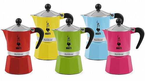 מקינטה BIALETTI MOKA RAINBOW (3 כוסות) - ירוק